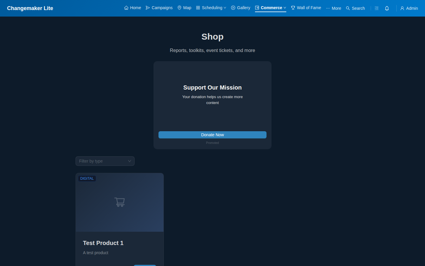 Product shop